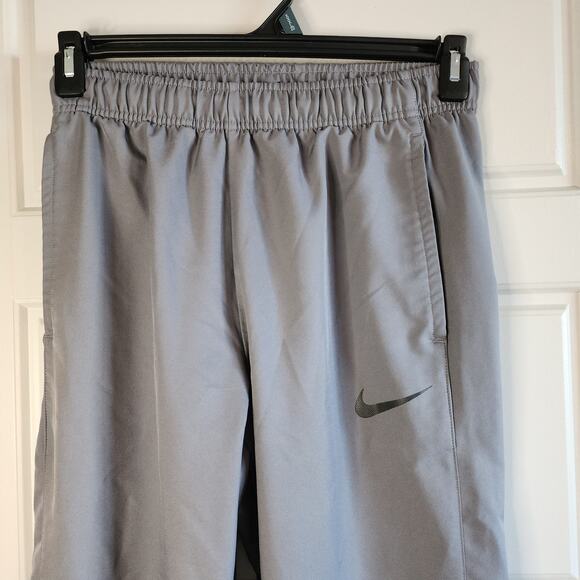 Nike Dri-Fit Track Pants Sz Small Gray Sweatpants Gray w/ Black Jogger Athletic - Picture 4 of 13